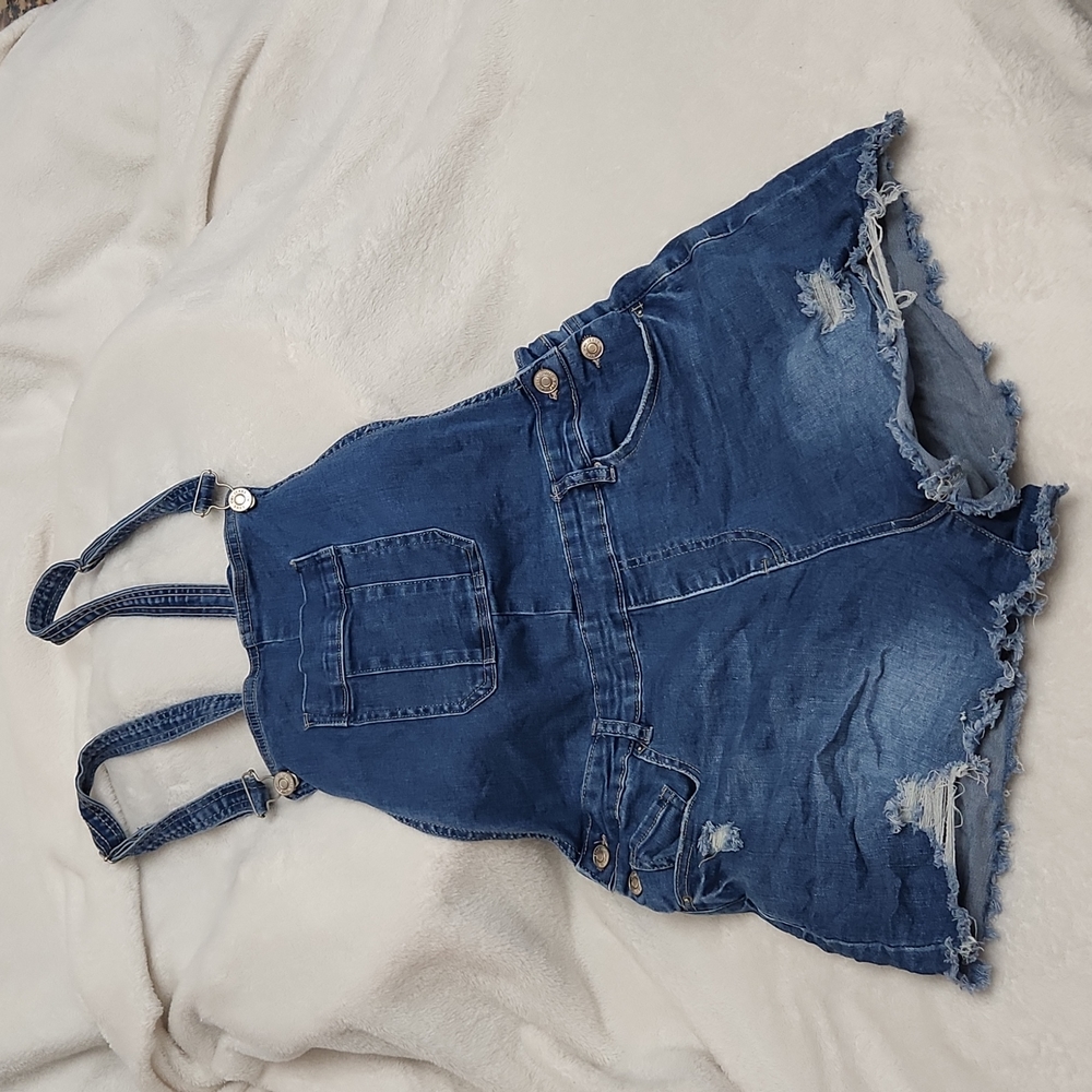 Womens overall shorts